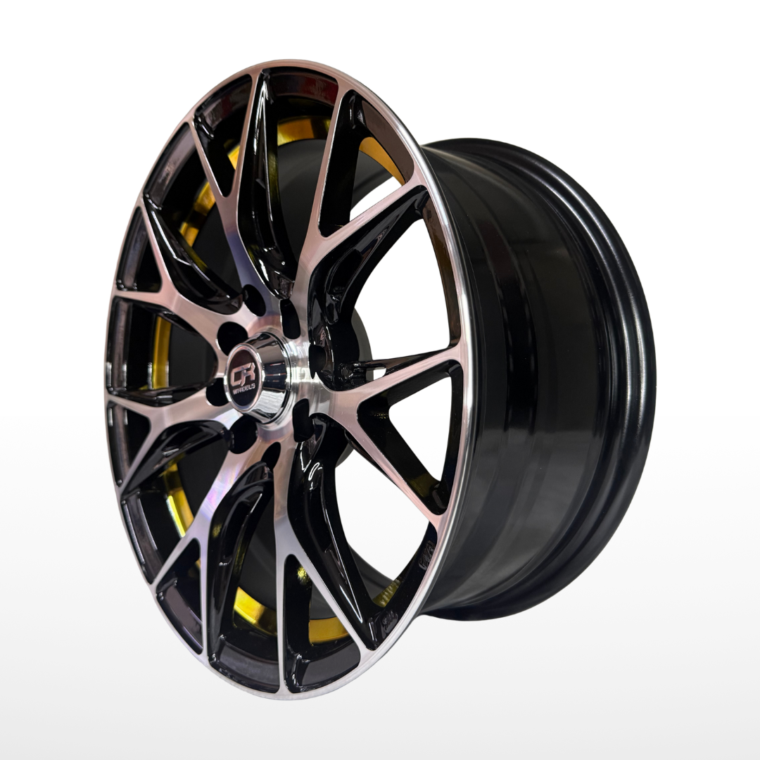 Juego De Rin 15" De Lujo (15x7.0 8x100/114.3) BMF GOLD CRW3 153037 Juego De 4 Rines