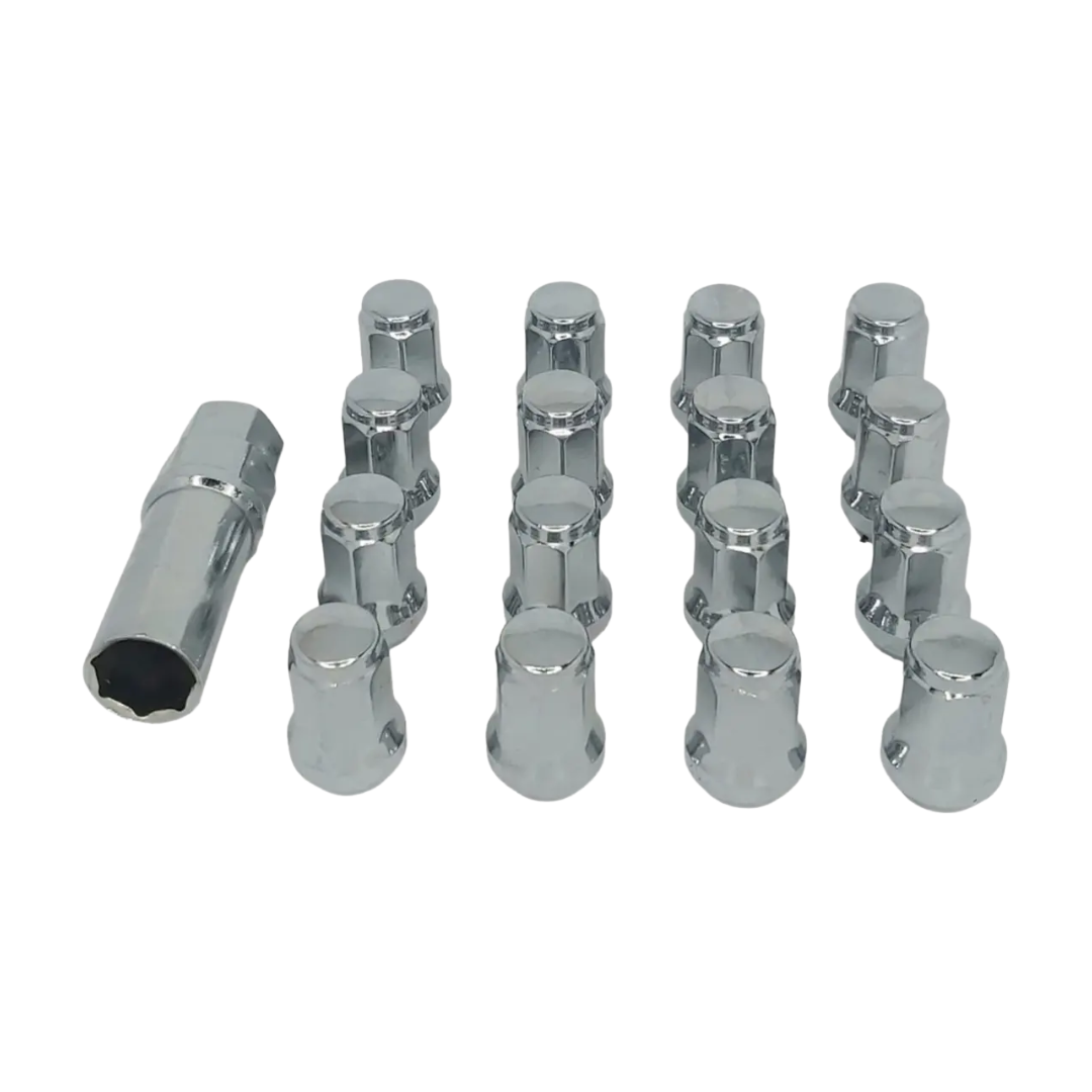 TUERCAS SET X 16 7 CARAS 12 X 1,5 CROMADAS