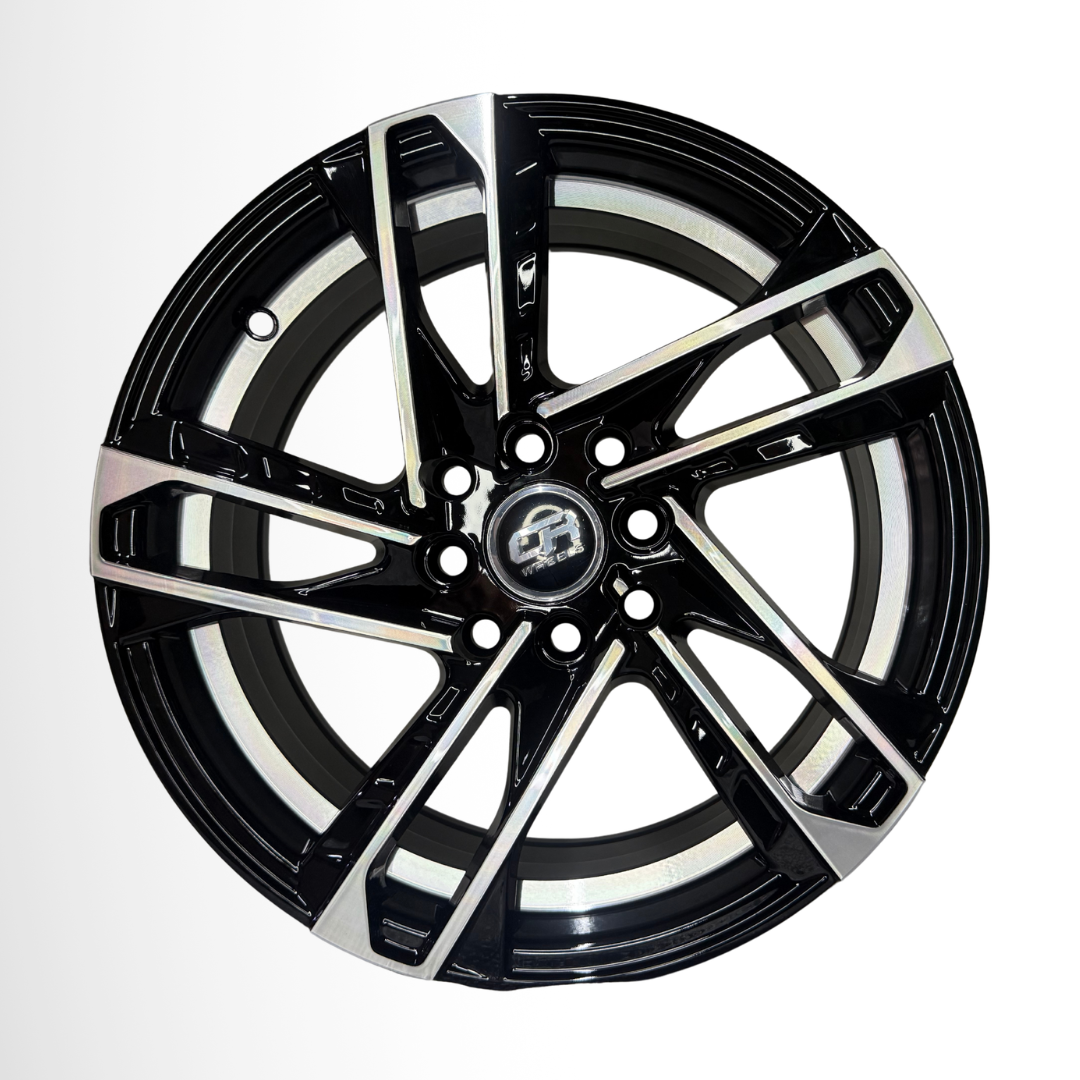Juego De Rin 15" de Lujo (15X6,5 8X100/114,3) BMF BLACK CRW3 153027 Juego de 4 Rines