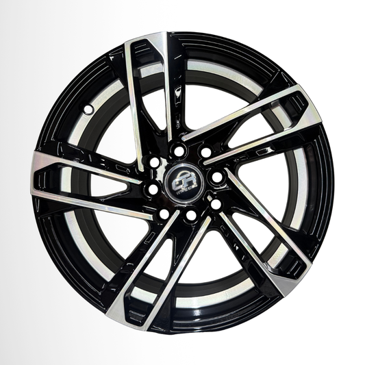 Juego De Rin 15" de Lujo (15X6,5 8X100/114,3) BMF BLACK CRW3 153027 Juego de 4 Rines