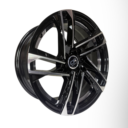 Juego De Rin 15" de Lujo (15X6,5 8X100/114,3) BMF BLACK CRW3 153027 Juego de 4 Rines