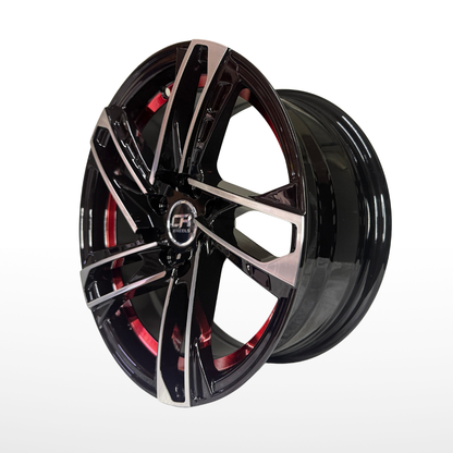 Juego De Rin 15" De Lujo (15X6,5 8X100/114,3) BMFU RED CRW3 153027 Juego de 4 Rines
