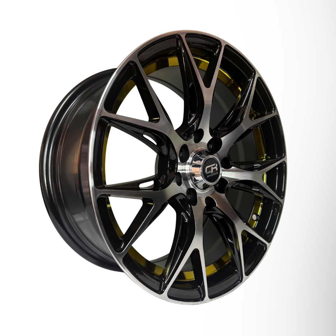 Juego De Rin 15" De Lujo (15x7.0 8x100/114.3) BMF GOLD CRW3 153037 Juego De 4 Rines