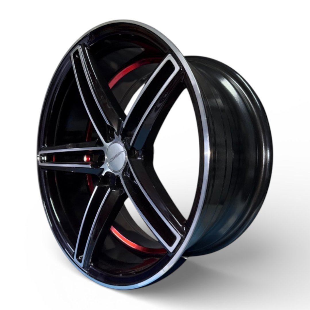 Juego De Rin 17" de Lujo (17X8.0 4X100/114.3) 270 ROJO Juego De 4 Rines