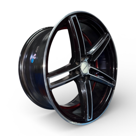 Juego De Rin 17" de Lujo (17X8.0 4X100/114.3) 270 ROJO Juego De 4 Rines