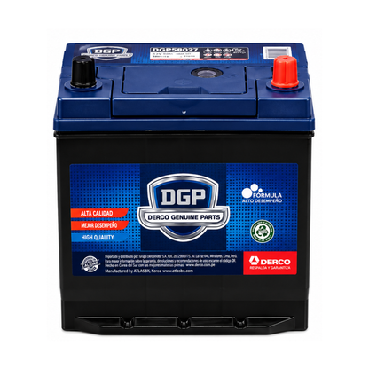 Baterías DGP MF40B19FL 35AH 300CCA ATOS,KIA,SPARK (NS40) 450AMP