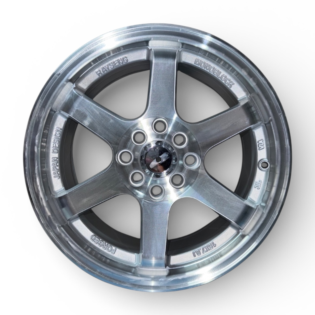 Juego De Rin 15 De Lujo (15X7,0 8x100x114,3) 5875 FLASH SILVER Juego De 4 Rines