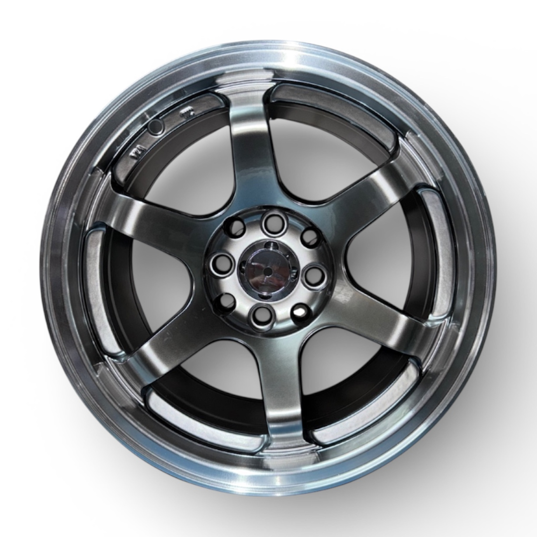 Juego De Rin 15 De Lujo (15X8,8 8x100x114,3) HS5622 WORK Juego De 4 Rines