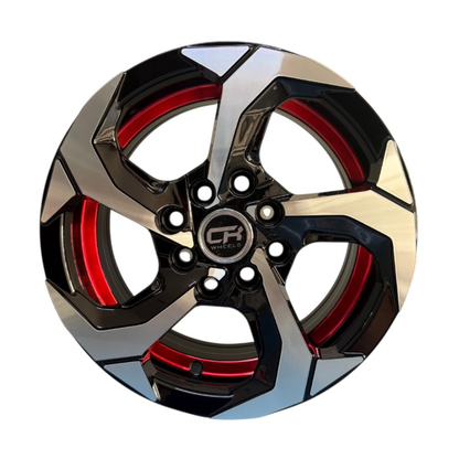 Juego De Rin 13 de Lujo (13X5,5 8X100/114,3) CRW5 2058 BMF UR Juego De 4 Rines