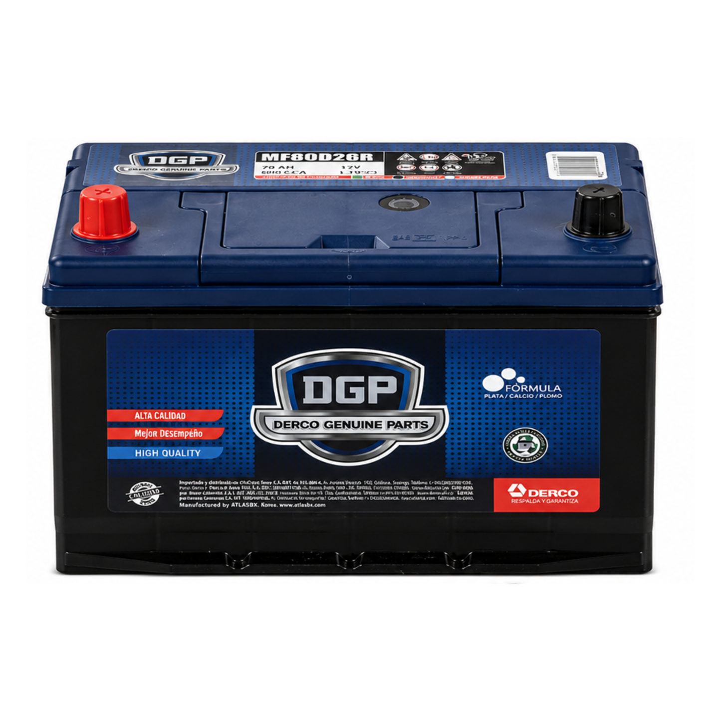 Bataria DGP MF80D26R 70AH 600CCA-BR 900AMP