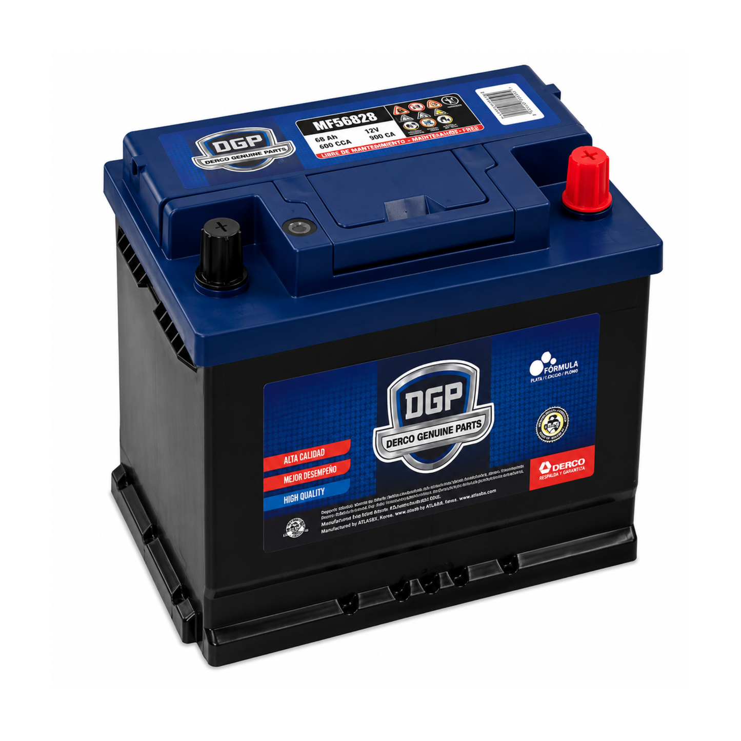 Bateria DGP MF56828 68AH 600CCA-BR FORD. CAPTIVA 900AMP