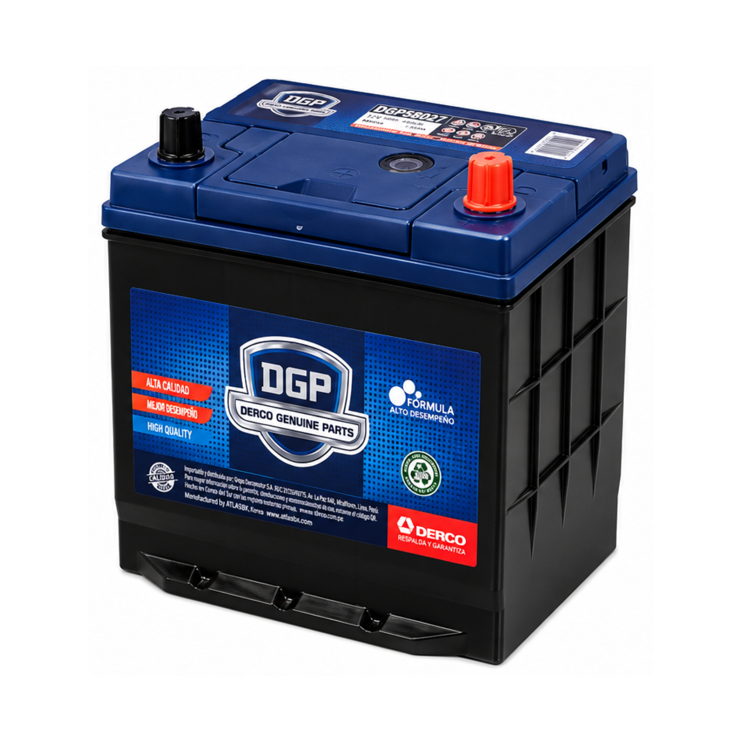 Baterías DGP MF40B19FL 35AH 300CCA ATOS,KIA,SPARK (NS40) 450AMP