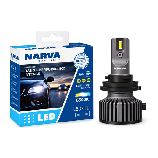 BOMBILLO LED NARVA RPI2 H11 12/24V 20W PGJ19-2 6500K