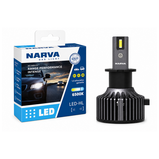 BOMBILLO LED NARVA RPI2 H3 12/24V 18W PK22S 6500K