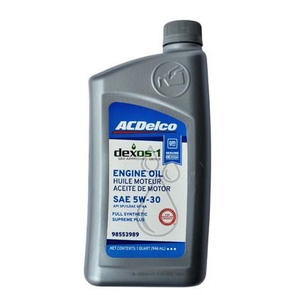Aceite para Motor ACDELCO 5W30 DEXS1 QT
